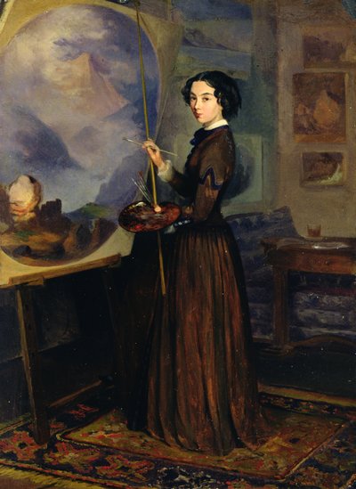 Self Portrait by Sofia Vasiyevna Sukhova Kobylina